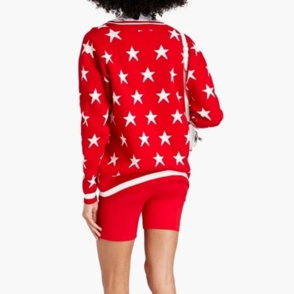 The Upside Red Star Louie Sweater Organic Cotton Knit Women’s XS Preppy Academia - Picture 3 of 14
